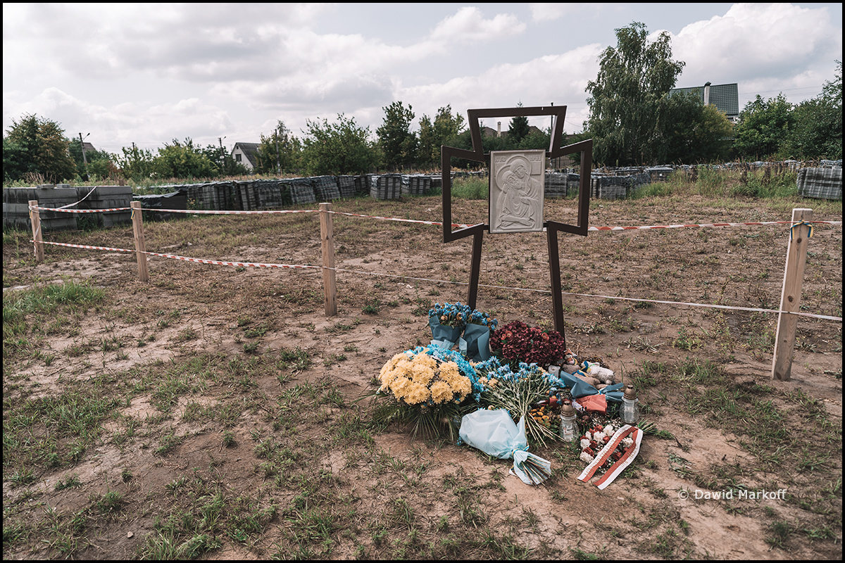 Wojna w Ukrainie rosyjskie zbrodnie Bucza by Dawid Markoff