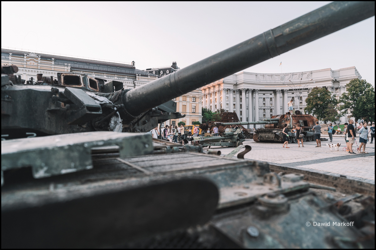 Wojna w Ukrainie Kijów by Dawid Markoff