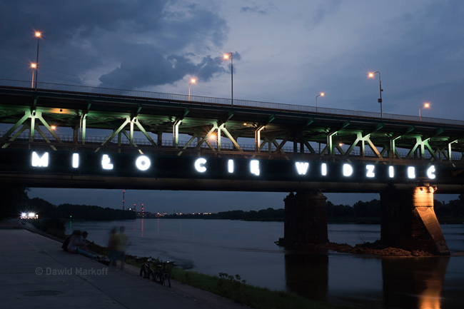 Neon Miło Cię widzieć by Dawid Markoff