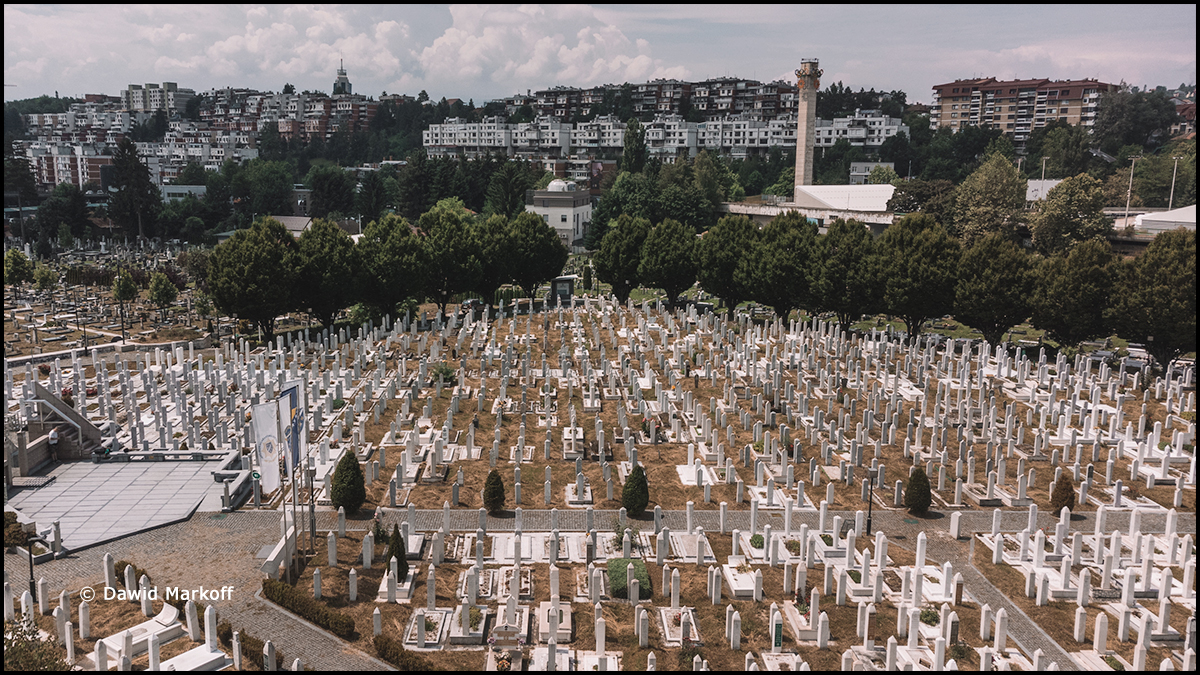 Sarajewo z drona by Dawid Markoff