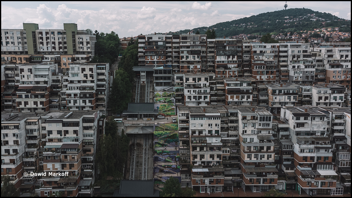 Sarajewo z drona by Dawid Markoff
