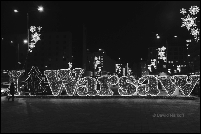 Warszawa nocą by Dawid Markoff