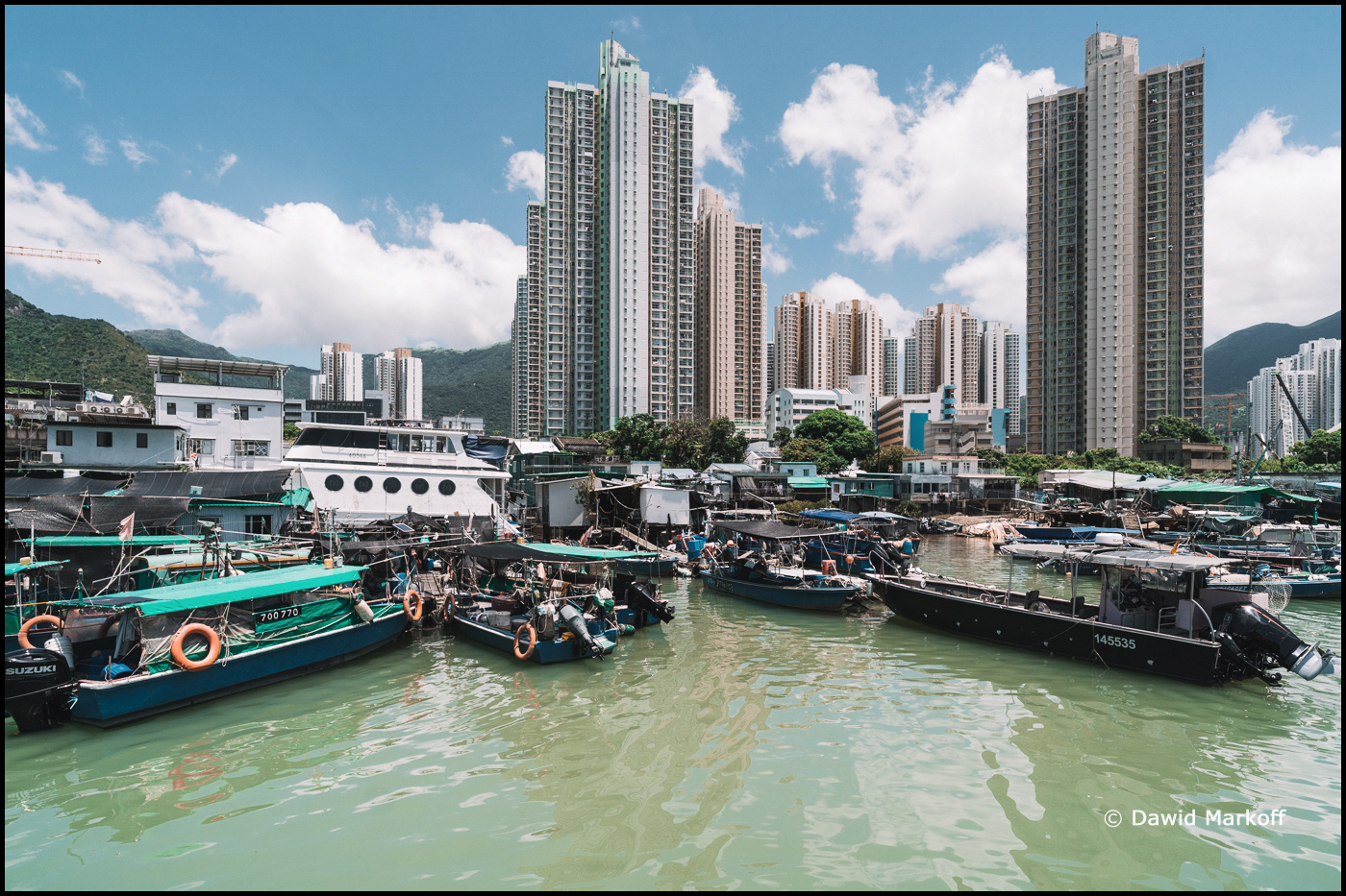 Wioska rybacka Hong Kong by Dawid Markoff